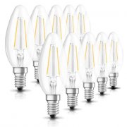 10 St&uuml;ck Bellalux LED Filament 2,5W E14 250lm Lampen warmwei&szlig;