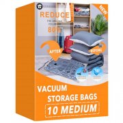 10 Vakuumbeutel f&uuml;r Kleidung & Co. f&uuml;r nur 9,99&euro;