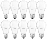 10 x Osram LED A55 Lampen E27 5,5W 470lm 6500K kaltwei&szlig;