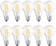 10 x Osram LED Filament Leuchtmittel 7W E27 warmwei&szlig; 2700K