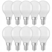 10 x Osram LED Leuchtmittel 5,5W = 40W E14 matt 470lm warmwei&szlig; 2700K