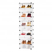 10-Zellen Steckregal Schuhregal mit T&uuml;ren f&uuml;r 18,99&euro; statt 30,99&euro;