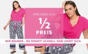 1000 Styles zum halben Preis bei Sheego