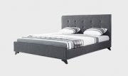 Beliani Ambassador Bett grau beri Allyouneed f&uuml;r 369&euro; anstatt 599&euro;