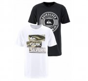 Quiksilver T-Shirt FLAXTON PACK CHILLY CAMO, im Doppelpack nur 29,99 &euro;