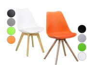 Woody oder Brandy - Duo-Pack Designerstuhl in flippigen Farben