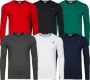 U.S.Polo ASSN Langarmshirts f&uuml;r Herren bei Outlet46 f&uuml;r 14,99&euro; anstatt 80&euro;
