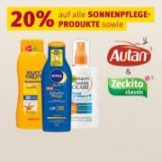 20% auf alle Sonnenpflege und Insektenschutzprodukten bei Rossmann