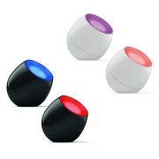 2er Pack Philips LivingColors-Soundlight White/Black Tischleuchte