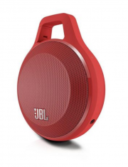 Cyberdeal JBL Clip Rot Mini Bluetooth-Lautsprecher mit Karabiner und Freisprechfunktion 