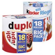 Duplo oder Kinder Riegel 