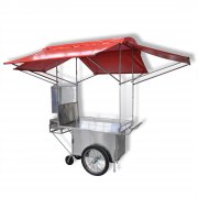 Imbisswagen Grillwagen Grillstand Gark&uuml;che mobil fahrbar &uuml;berdacht