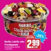 Haribo Lakritz oder Fruchtgummi 1 kg