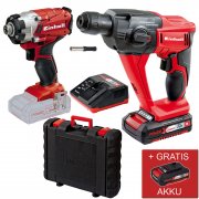EINHELL TE-HD 18 Li Kit Akku-Bohrhammer u. Akku-Schlagschrauber TE-CI 18 Li - Solo f&uuml;r 169,95