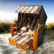 Strandkorb Poly-Rattan XXL