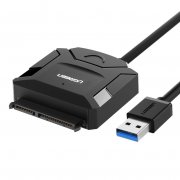 UGREEN USB 3.0 auf SATA Adapter Konverter Kabel UASP f&uuml;r 2,5" SATA I II III Festplatten SSD 