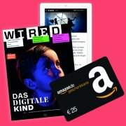 Jahresabo WIRED f&uuml;r 27 &euro; + 25 &euro; Amazon Gutschein