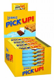 Leibniz PiCK UP! Butterkekse Choco & Milch Single, 24er Pack (24 x 28 g) @Amazon