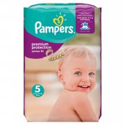 Pampers Premium Protection Active Fit Windeln Gr.5 (Junior) 11-25 kg Monatsbox, 136 St&uuml;ck f&uuml;r 48,99&euro;