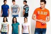  Superdry f&uuml;r M&auml;nner und Frauen T-shirts Versch. Modelle und Farben f&uuml;r &euro;13.95 statt 34,95