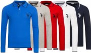 U.S. POLO ASSN Shirt Sweatshirt Herren Polo-Langarmshirt f&uuml;r 19,95 statt 80 Euro