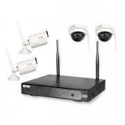  Komplettset 4-Kanal Netzwerkrekorder und 4 x HD &Uuml;berwachungskameras f&uuml;r 174,99statt 249,90
