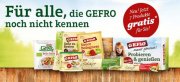 Gratis Gefro Probierpaket (7 Produkte) f&uuml;r Neukunden