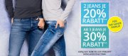 Denim Days bei Takko- 2 Jeans je 20% Rabatt- 3 Jeans je 30% Rabatt