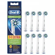 Oral-B CrossAction Aufsteckb&uuml;rsten f&uuml;r elektrische Zahnb&uuml;rsten, 8 St&uuml;ck
