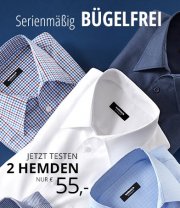 B&uuml;gelfreie Hemden bei Walbusch, 2 St&uuml;ck f&uuml;r nur 55 Euro!!!