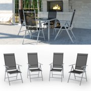 Alu Gartenm&ouml;bel 4+1 Sitzgruppe Gartengarnitur
