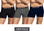 10er Pack Pierre Cardin Baumwoll-Stretch Herren Boxershorts