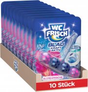 10er Pack WC FRISCH Kraft Aktiv Blausp&uuml;ler Bl&uuml;ten-Frische WC Reiniger
