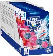 10er Pack WC Frisch Kraft Aktiv Duftsp&uuml;ler Bl&uuml;ten-Frische WC-Reiniger + 50 Prozent Anti-Kalk Effekt