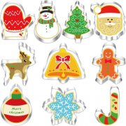 10er Set Edelstahl-Ausstechformen f&uuml;r Weihnachten nur 4,99&euro;