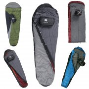 10T Schlafs&auml;cke in Decken- oder Mumienform inkl. Kompressions- Packsack