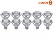 10x Osram dimmbarer GU5.3 LED-Spot 6,3 W oder 7,8 W