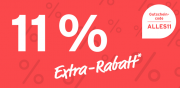 11% Extra-Rabatt auf alle bereits reduzierten Artikel im Tchibo Shop