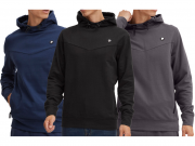 11 PROJECT Sparko Herren Hoodie mit Kapuze 100% Baumwolle in 3 Farben