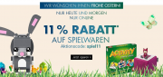 11% Rabatt auf alle Spielwaren im Karstadt Online-Shop