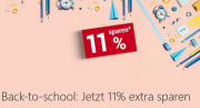 11% Rabatt auf Schreibwaren und Spielwaren bei B&uuml;cher.de