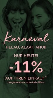 11% Rabatt bei Cecil nur am 11.11. g&uuml;ltig!