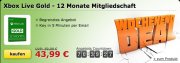 MMOGA Wochenenddeal - XBox Live Gold 12 Monate Mitgliedschaft nur 43,99 &euro;