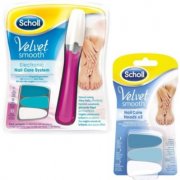 Scholl Velvet Smooth Elektronisches Nagelpflegesystem Pink + 3 Ersatzfeilen f&uuml;r 16,99 statt 32,95
