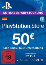 Playstation Network Guthaben 50 &euro; aufladen nur 43,89 &euro;