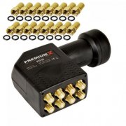 PremiumX LNB Octo 0,1 dB f&uuml;r 8 Teilnehmer Digital 