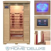 Home Deluxe Infrarotkabine Infrarotsauna Sauna Massivholz