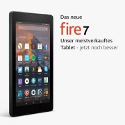 Das neue Fire 7-Tablet, 17,7 cm (7 Zoll) Display, 8 GB (Schwarz)