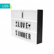 Beleuchtete LED-Anzeigetafel mit Buchstaben bei Lesara f&uuml;r 14,99&euro; anstatt 24,99&euro;