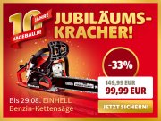 Einhell Benzin-Kettens&auml;ge f&uuml;r 99,99&euro; anstatt 149,99&euro;